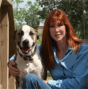 Vicki-Trainer Showing Off Leash